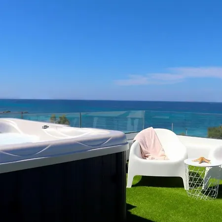 Thalia With Hot Tub And Sea View Άγιος Προκόπιος